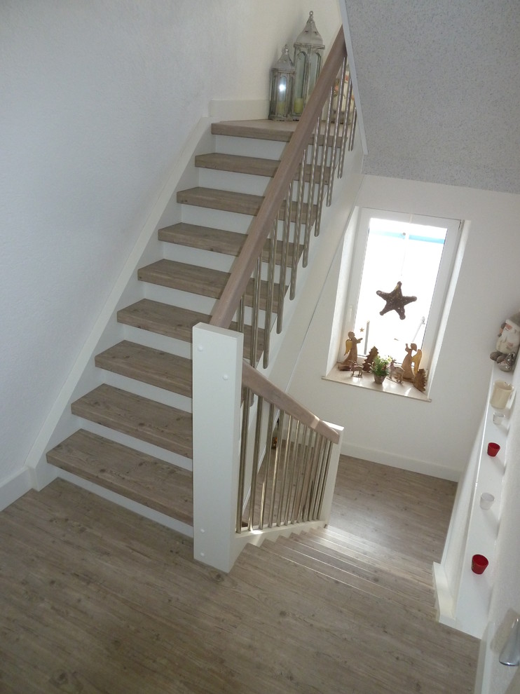 This is an example of a traditional staircase in Frankfurt.