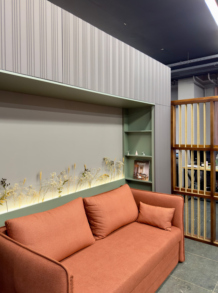 П-образный шкаф в шоуруме