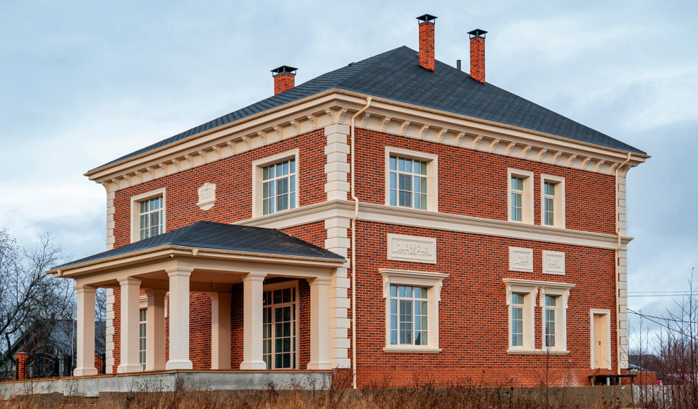 Проект фасадов дома в Удальцово