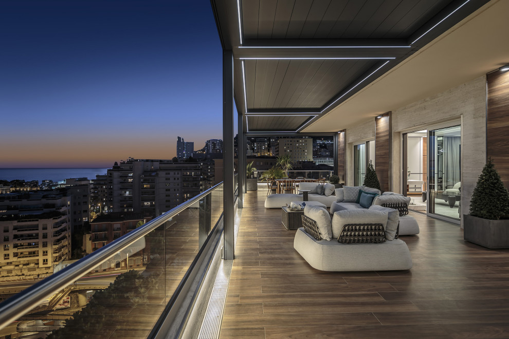 Interior design of a penthouse in Monte-Carlo