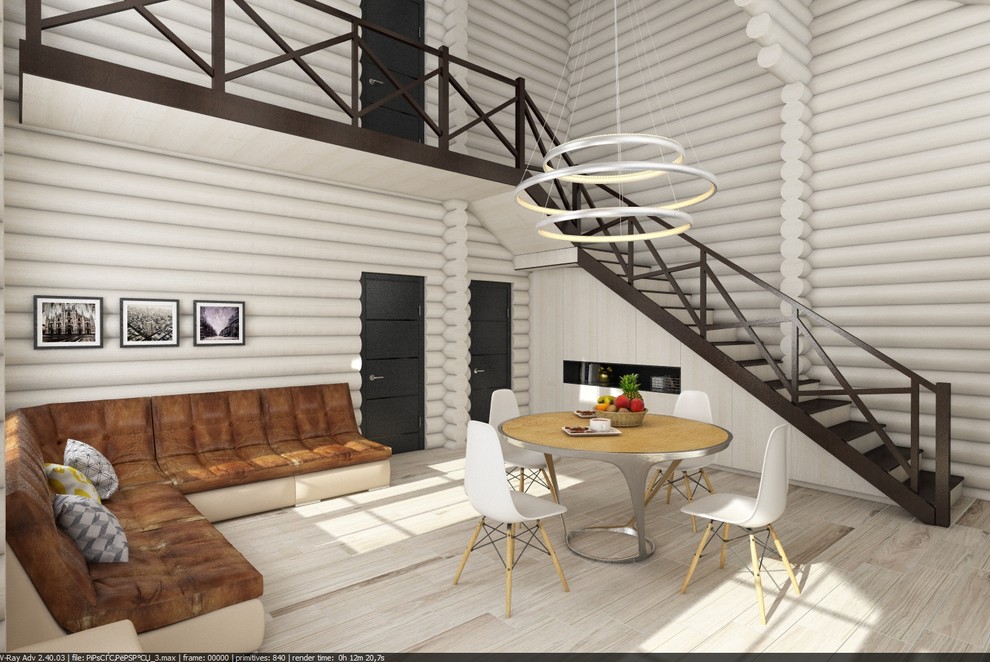 Сруб в современном стиле