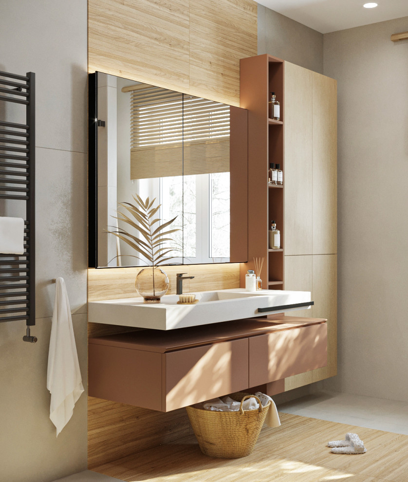 Душевая в загородном доме