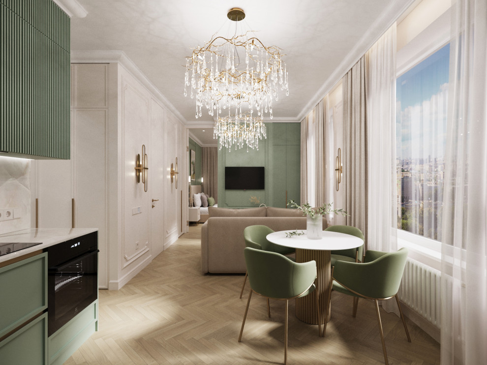 Дизайн-проект евротрехкомнатной квартиры 57 м2