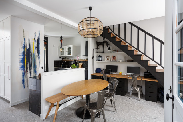 Pi&egrave;ce de vie eclectic-dining-room