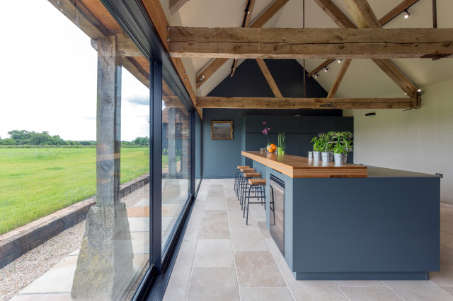 Vertex AV Harpenden Smart Home Barn Conversion country-kitchen