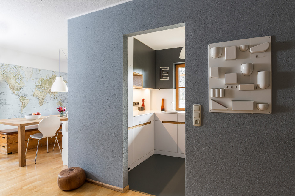 Imagen de diseño residencial escandinavo pequeño