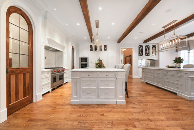 Transitional kitchen photo in Chicago