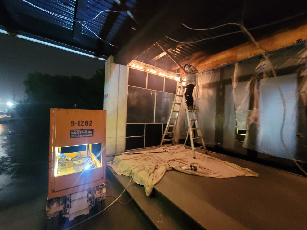 EXTERIOR PAINTING LE MONT BLANC HOTEL