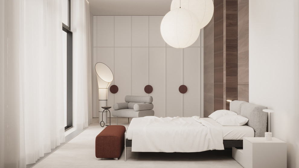 The Whale – Minimalist modern bedroom