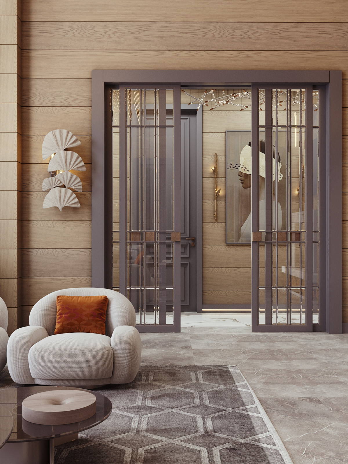 Интерьер загородного дома.