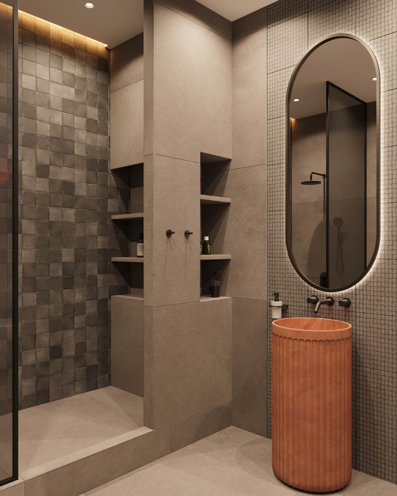 Проект двухкомнатной квартиры в Жк Петровская Доминанта, Современный стиль