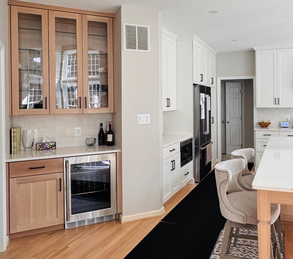 Transitional home design photo in DC Metro