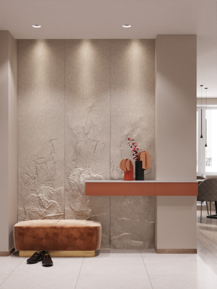 Квартира для молодой семьи в современном стиле