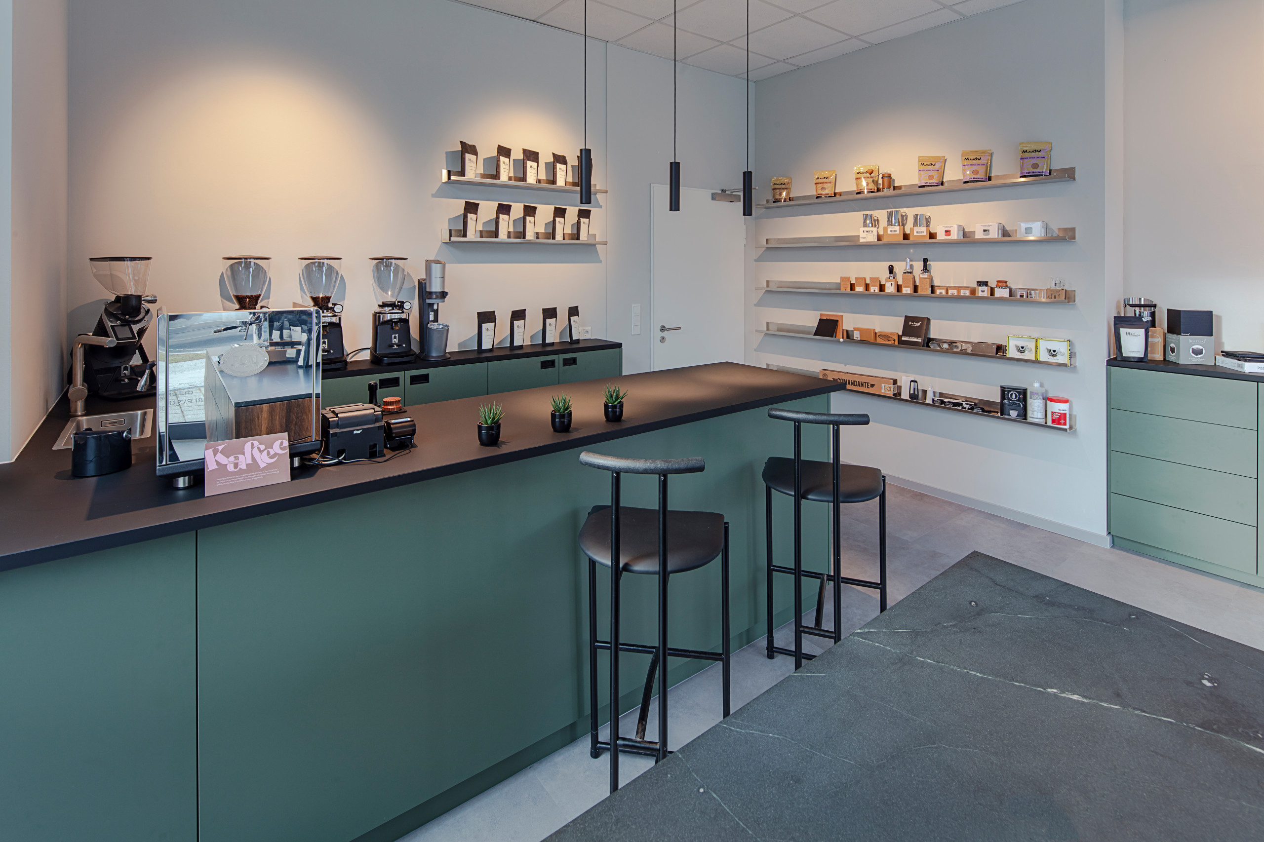 Showroom für Espressomaschinen & Barista in München