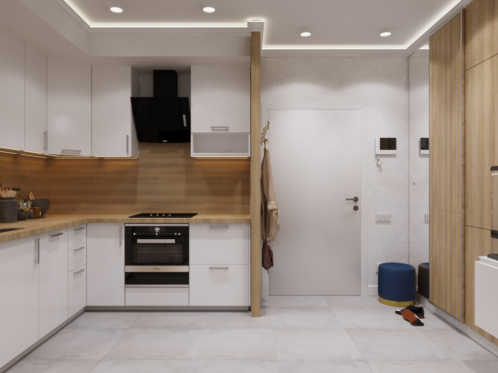 Кухня в коридоре или из двушки в полноценную трешку