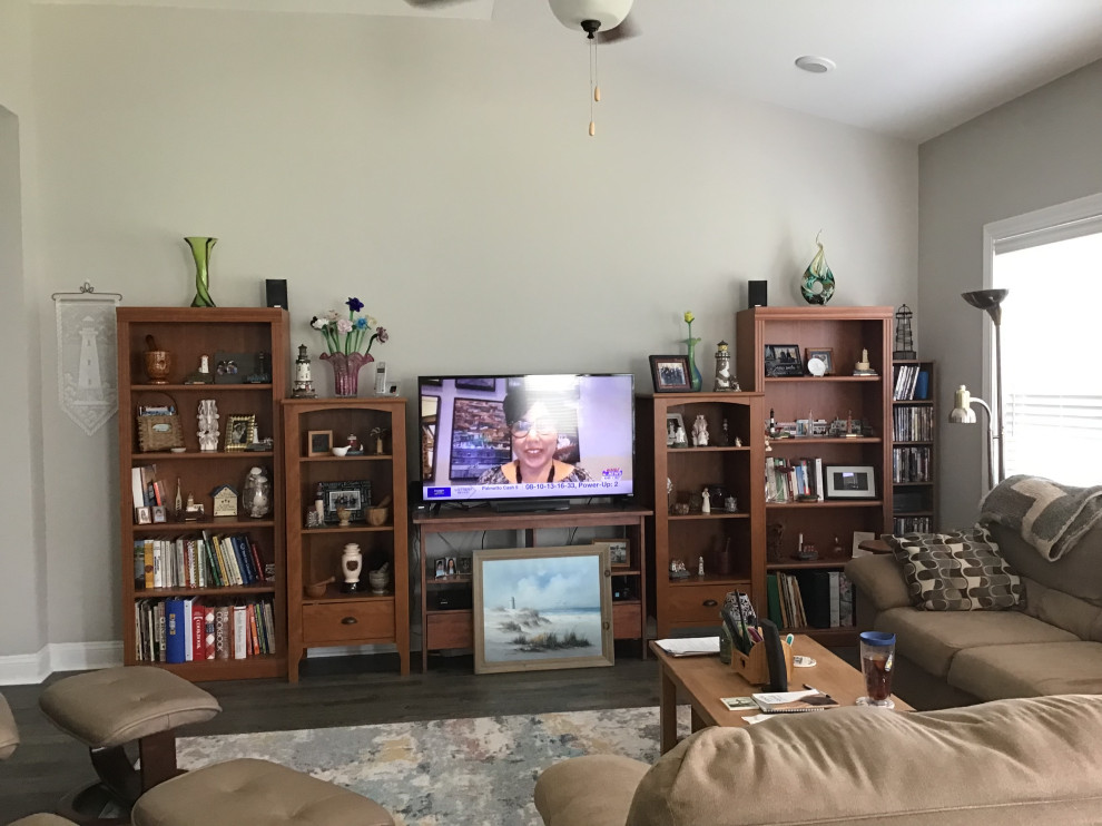 Help with hanging art above tv?