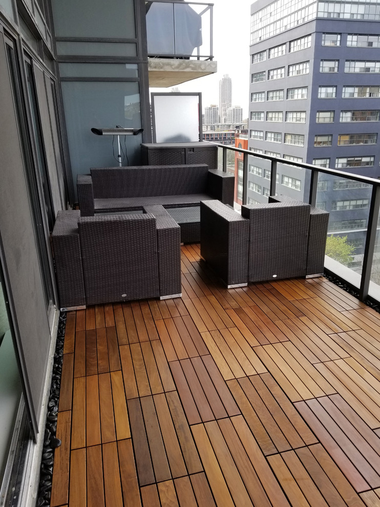 Ipe Exotic Hardwood Condo Balcony Flooring Contemporary Balcony Toronto By Condo Kandy Shades Blinds Balcony Flooring