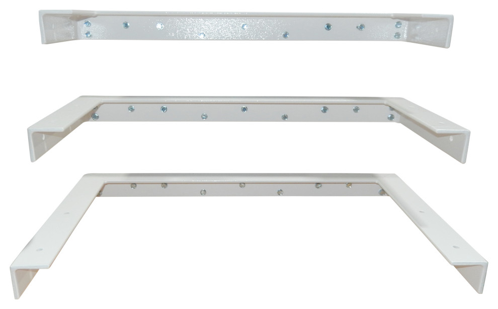 Hidden Shelf Bracket, 9" Modern Brackets by A & M HARDWARE, INC