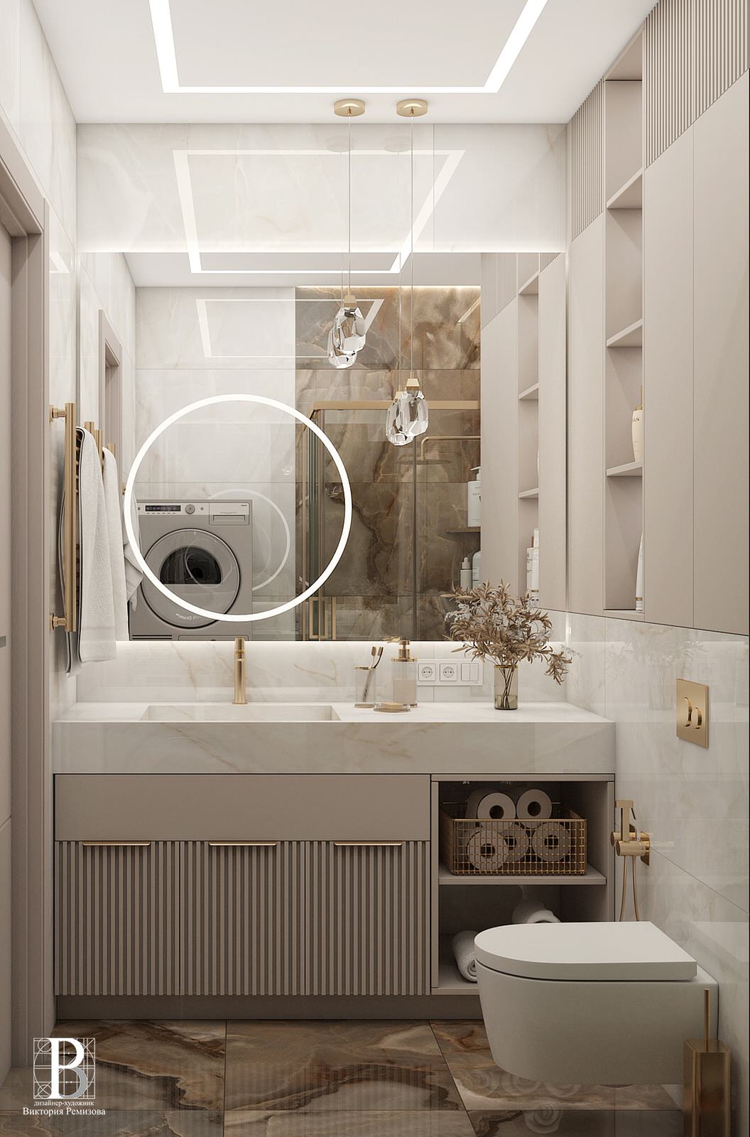 Дизайн интерьера квартиры 56,8 кв.м., г. Пятигорск, ул. Пестова 5