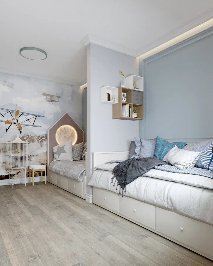 Идеи дизайн-проектов детской комнаты для мальчика