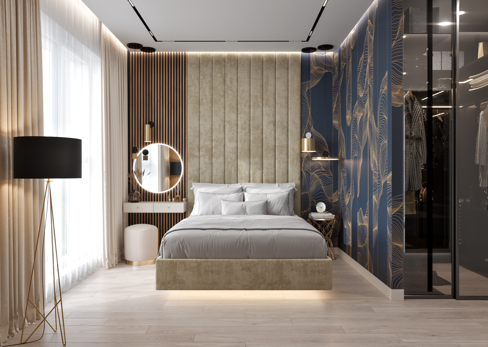 Проект квартиры 75 кв.м. 2020г.