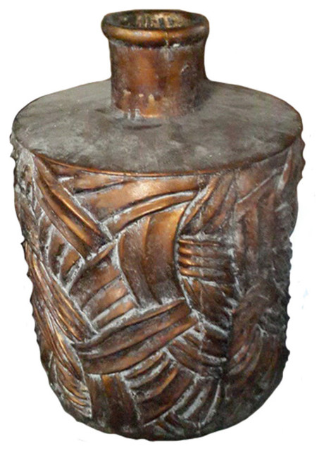 Edward Cement Floor Vase Farmhouse Vases By Sagebrook Home