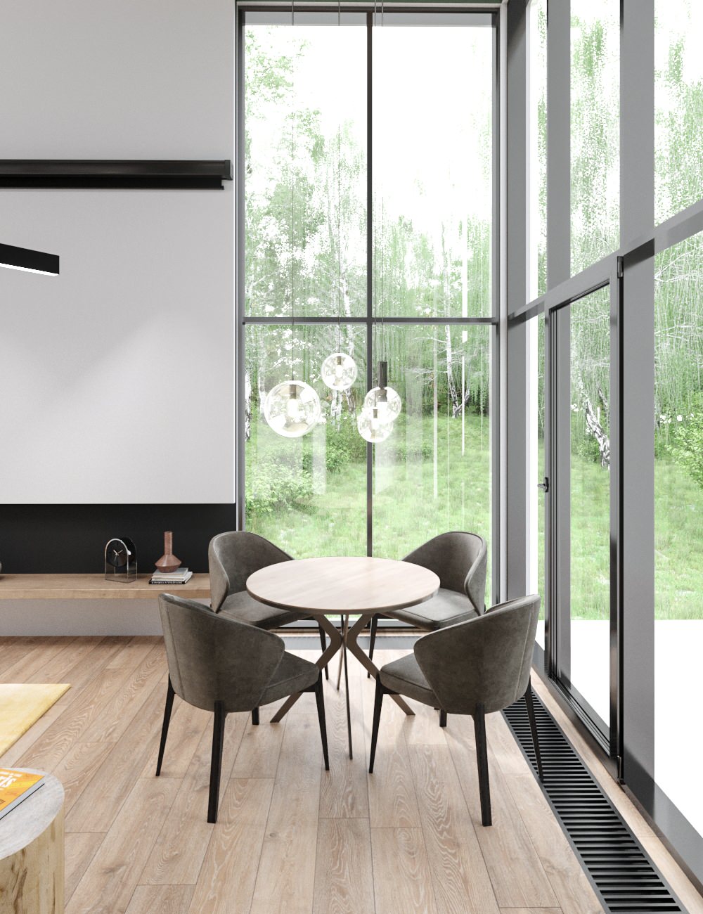 Дача Лаки Парк, гостиная