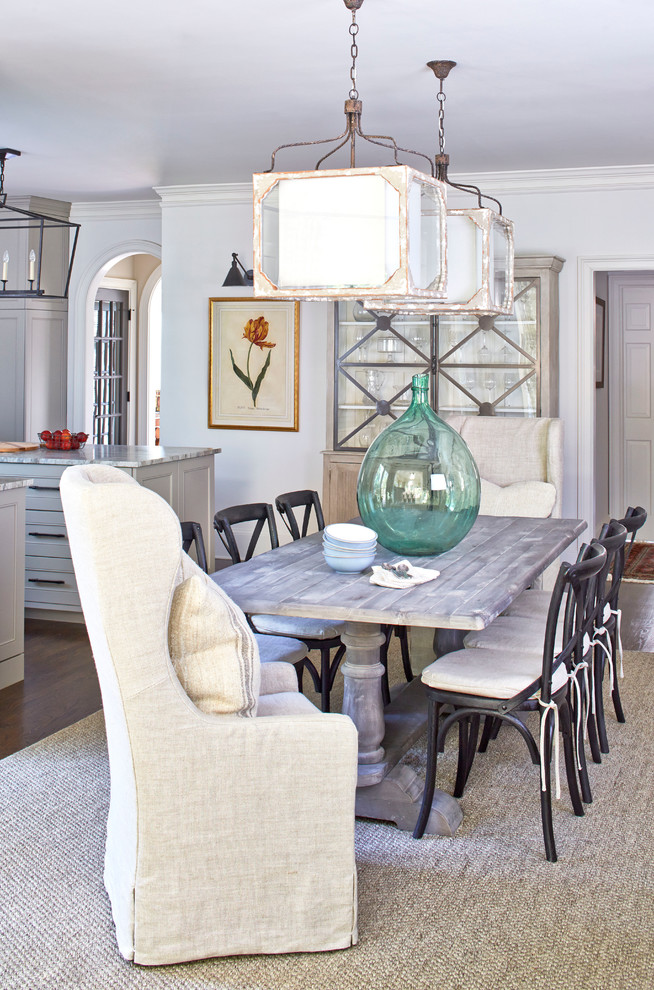 Inspiration for a country dining room in Atlanta.