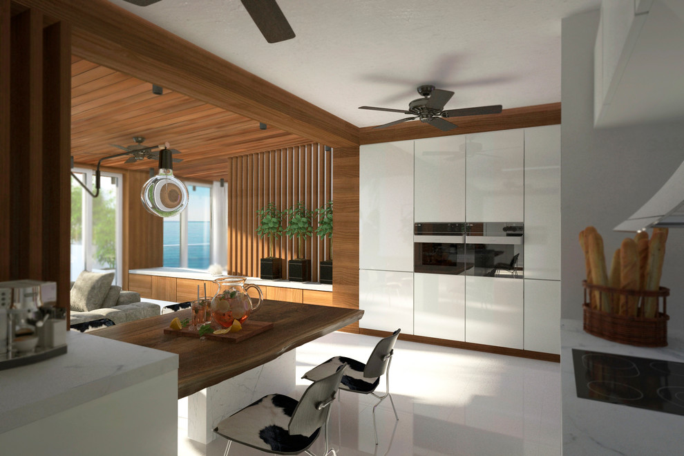 В лучах утреннего солнца