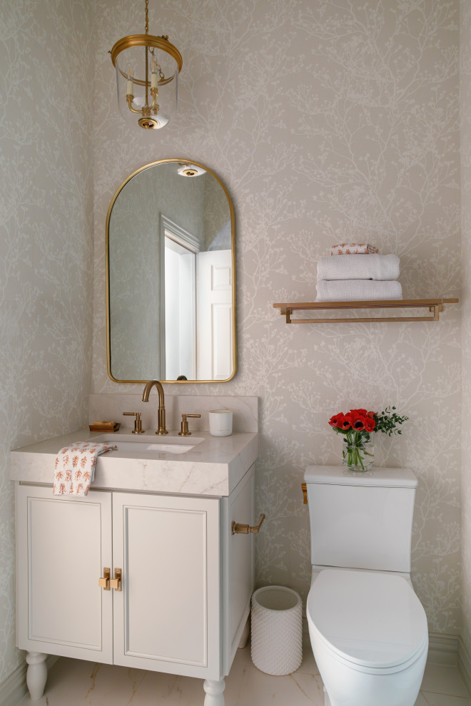 Kingsbrook Ct - Transitional - Powder Room - Dallas - by Kat Black ...