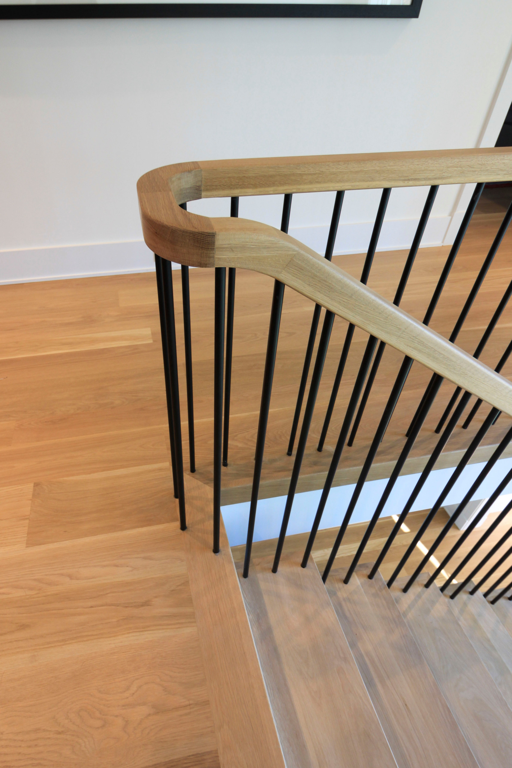 96_Dramatic cantilevered no-riser staircase, Bethesda, MD 20814