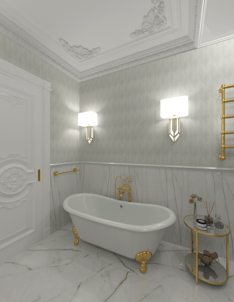 Классический интерьер в Москва Сити