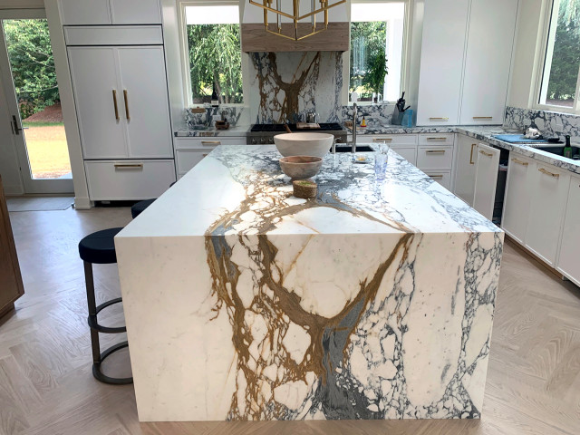 Fabricated Countertops transitional-kitchen