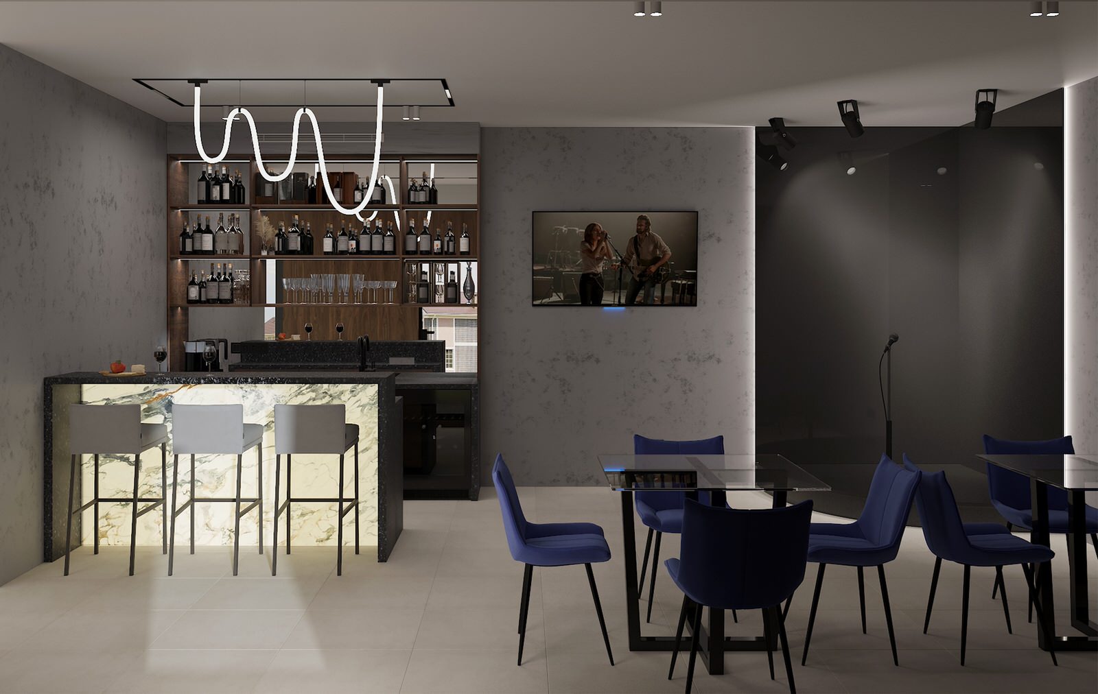 Бар и караоке в частном доме