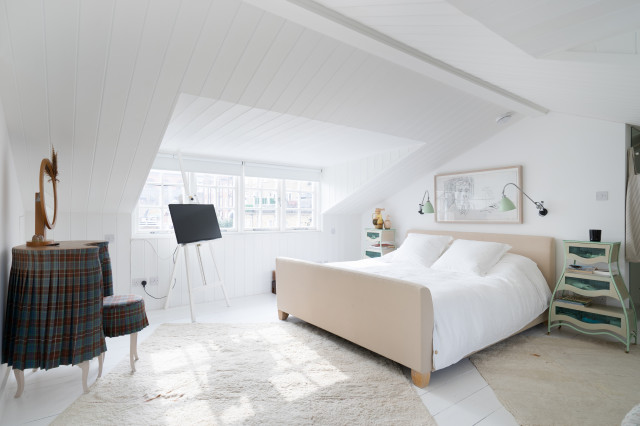 St Petersburgh Mews eclectic-bedroom