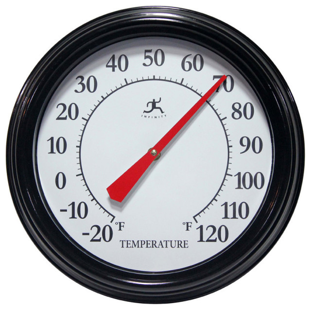 Executive 12" Indoor/Outdoor Decorative Thermometer - Traditional - Decorative Thermometers - by Infinity Ltd. | Houzz
