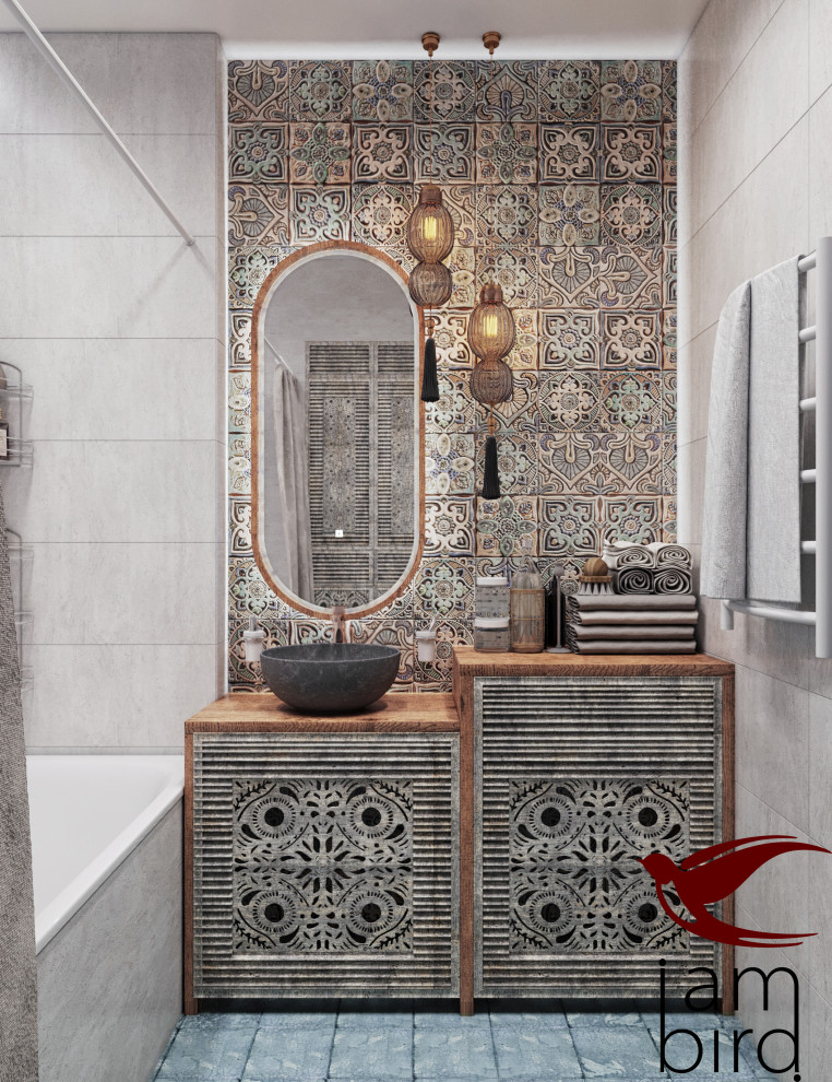 Бохо-Шик в историческом районе Москвы 80 кв.м