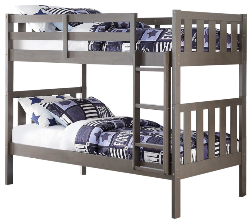 donco louver twin over full bunk bed