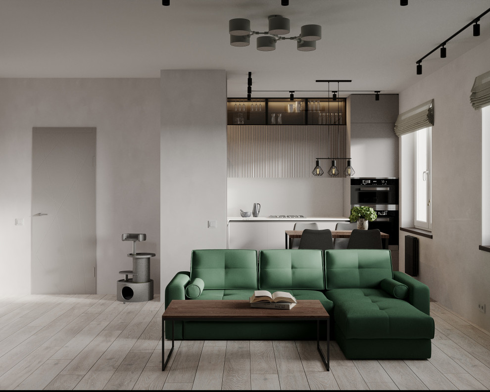 Квартира 66 м² с кабинетом на ул. Симонова