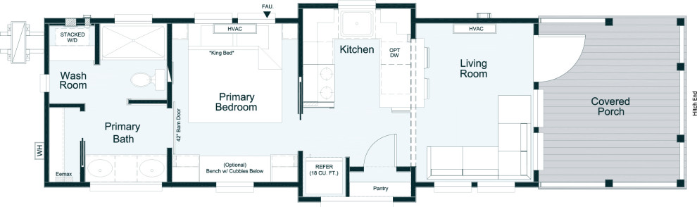 Tiny Home - Clayton Park Models - The Cheaha
