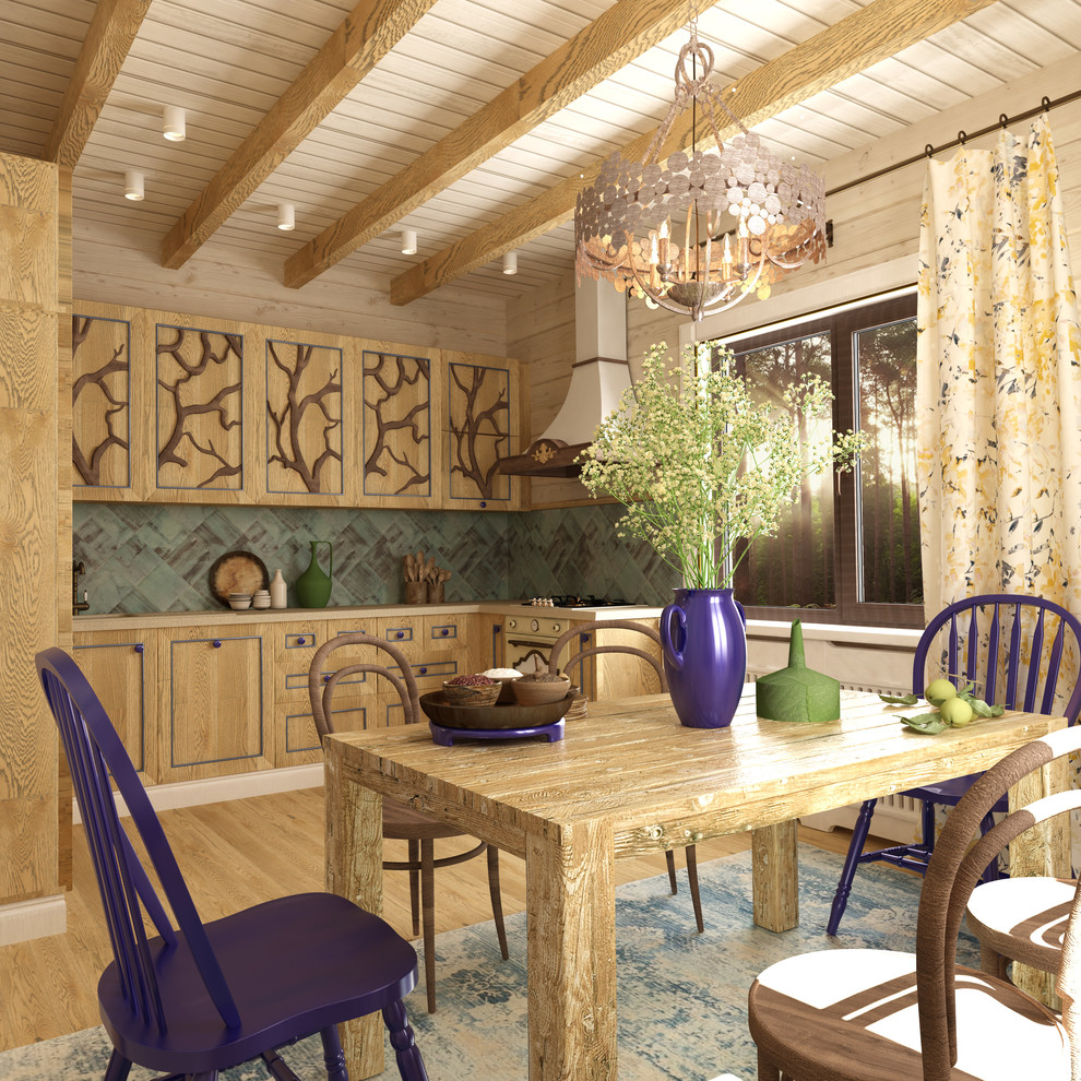 Дом в лесу. Художественное эко-кантри