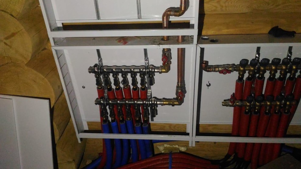 Отопление и водоснабжение в доме из бруса