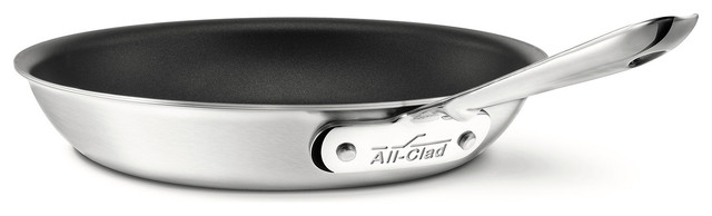All-Clad d5 Brushed Stainless Steel 10 inch Nonstick Frying Pan (BD55110 NS R2)