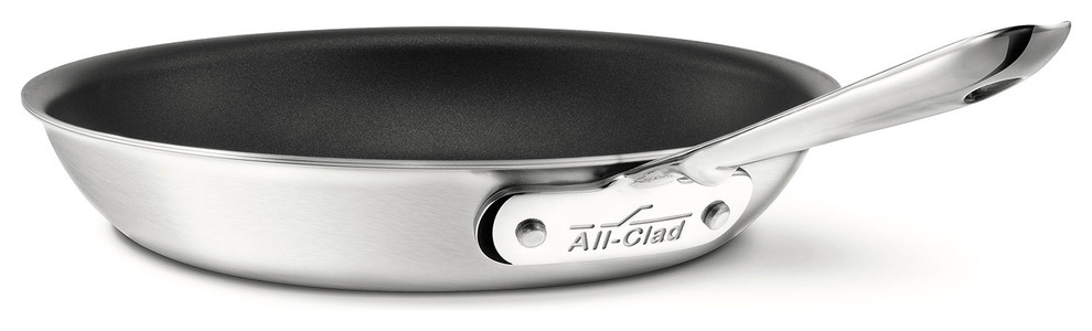 All-Clad d5 Brushed Stainless Steel 10 inch Nonstick Frying Pan (BD55110 NS R2)