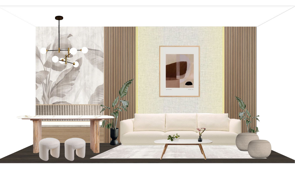 High-End Living room renovation in Harpenden