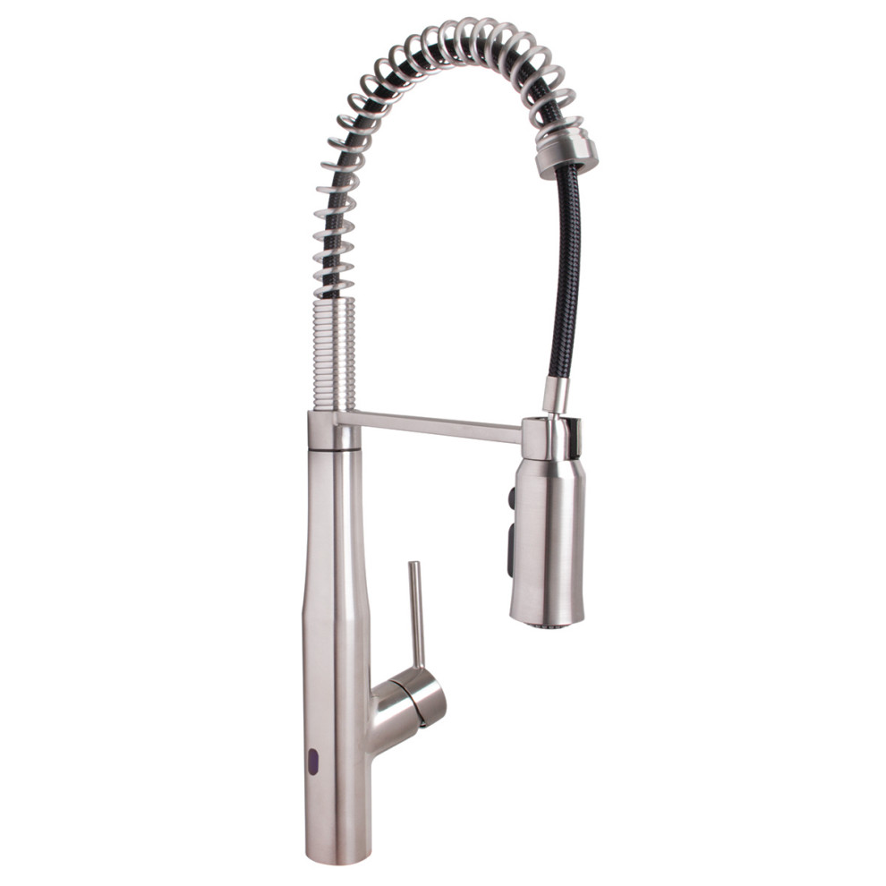 Neo Sensor Spring Kitchen Faucet, Stainless Steel