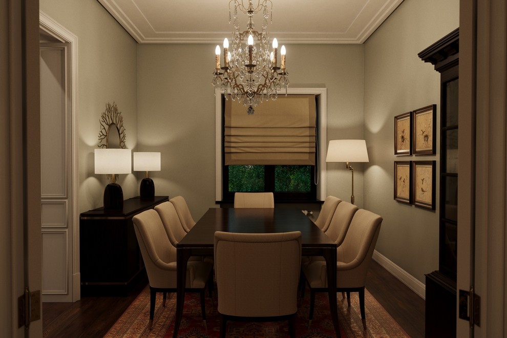 Дизайн-проект загородного дома в стиле Тиффани