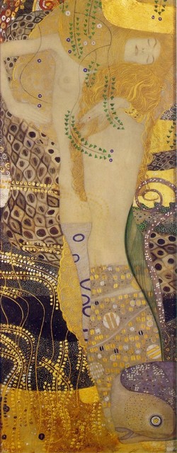 Gustav Klimt Serpents I - 14" x 28" Premium Archival Print