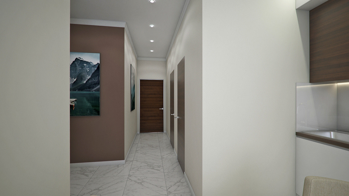 Квартира ЖК Город 50 м2 (Современный стиль)