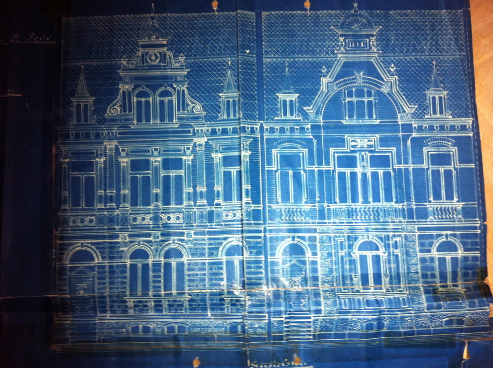 Original-Blaupause von 1895